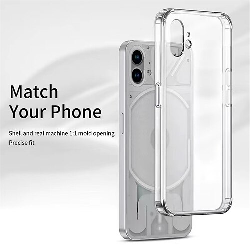 Phone Case For Nothing Phone 1 Classic Series Nothing Phone 1 Bumper Frame Dustproof Clear Solid Colored TPU PC
Phone Case For Nothing Phone 1 Classic Series Nothing Phone 1 Bumper Frame Dustproof Clear Solid Colored TPU PC