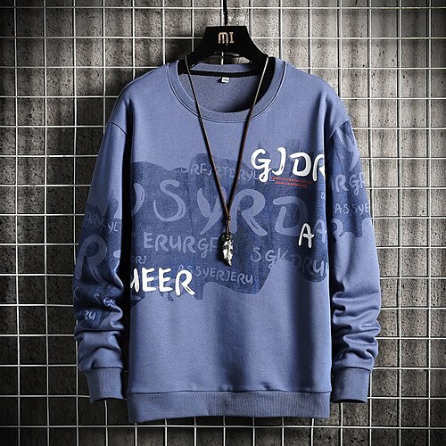 Men's Sweatshirt Pullover Graphic Patterned Letter Print Sports Outdoor Daily Sports Hot Stamping Basic Casual Hoodies Sweatshirts Black Blue Beige
Men's Sweatshirt Pullover Graphic Patterned Letter Print Sports Outdoor Daily Sports Hot Stamping Basic Casual Hoodies Sweatshirts Black Blue Beige