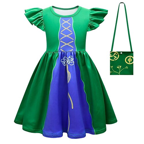 Hocus Pocus The Witcher 3 Dress Outfits Bag Girls' Movie Cosplay Cosplay Green Rosy Pink Red Dress Children's Day Masquerade Polyester
Hocus Pocus The Witcher 3 Dress Outfits Bag Girls' Movie Cosplay Cosplay Green Rosy Pink Red Dress Children's Day Masquerade Polyester