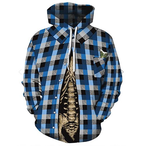 Men's Unisex Hoodie Pullover Hoodie Sweatshirt Graphic Prints Tartan Print Hooded Daily Sports 3D Print Designer Casual Hoodies Sweatshirts Long Sleeve Blue
Men's Unisex Hoodie Pullover Hoodie Sweatshirt Graphic Prints Tartan Print Hooded Daily Sports 3D Print Designer Casual Hoodies Sweatshirts Long Sleeve Blue