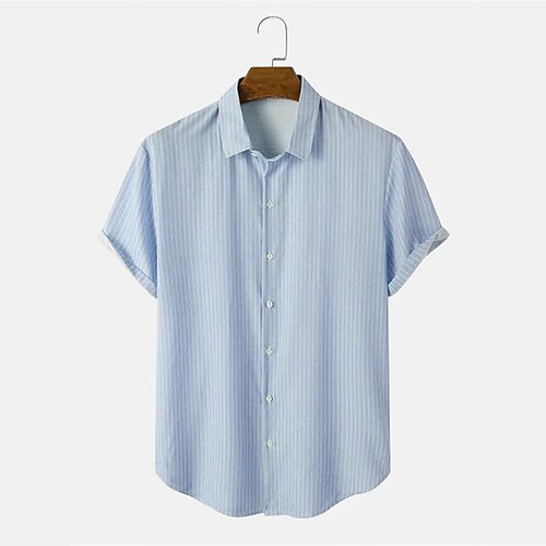 Men's Seersucker Shirt Striped Turndown Light Pink Light Green Light gray Light Blue Black Print Daily Holiday Short Sleeve Button-Down Clothing Apparel Fashion Lightweight Casual Comfortable / Beach
Men's Seersucker Shirt Striped Turndown Light Pink Light Green Light gray Light Blue Black Print Daily Holiday Short Sleeve Button-Down Clothing Apparel Fashion Lightweight Casual Comfortable / Beach