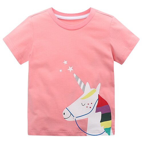 Kids Girls' T shirt Animal School Short Sleeve Active 2-8 Years Spring Green Pink Red
Kids Girls' T shirt Animal School Short Sleeve Active 2-8 Years Spring Green Pink Red