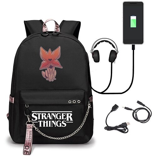 Stranger Things Backpack for Back to School Stranger Things Demodog Backpack Usb Charging School Bag Oxford Cloth School Bag
Stranger Things Backpack for Back to School Stranger Things Demodog Backpack Usb Charging School Bag Oxford Cloth School Bag
