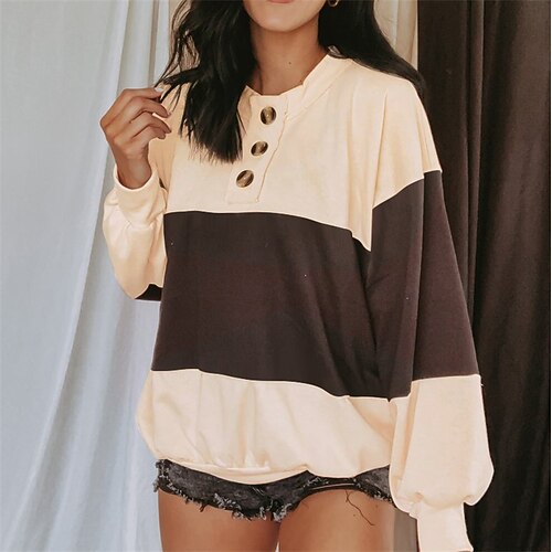 Women's Sweatshirt Color Block Patchwork Casual Daily Sports Casual Streetwear Hoodies Sweatshirts Gray Beige Coffee
Women's Sweatshirt Color Block Patchwork Casual Daily Sports Casual Streetwear Hoodies Sweatshirts Gray Beige Coffee