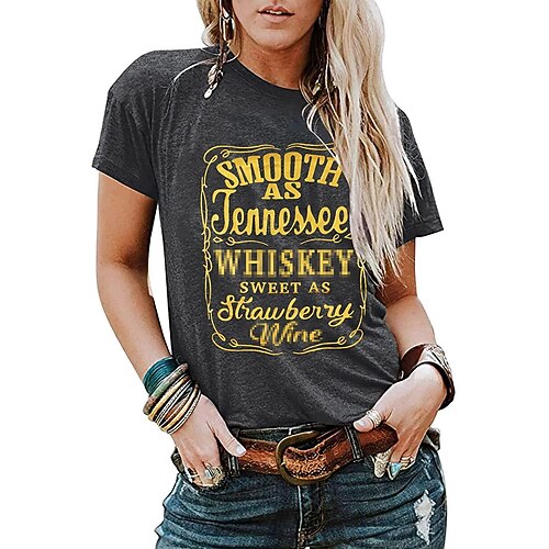 cross-border new product smooth as jennessee fun letter printing short-sleeved round neck t-shirt top spot
cross-border new product smooth as jennessee fun letter printing short-sleeved round neck t-shirt top spot