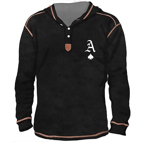 Men's Unisex Pullover Hoodie Sweatshirt Button Up Hoodie Graphic Prints Poker Letter Print Sports Outdoor Daily Sports 3D Print Designer Casual Hoodies Sweatshirts Black
Men's Unisex Pullover Hoodie Sweatshirt Button Up Hoodie Graphic Prints Poker Letter Print Sports Outdoor Daily Sports 3D Print Designer Casual Hoodies Sweatshirts Black