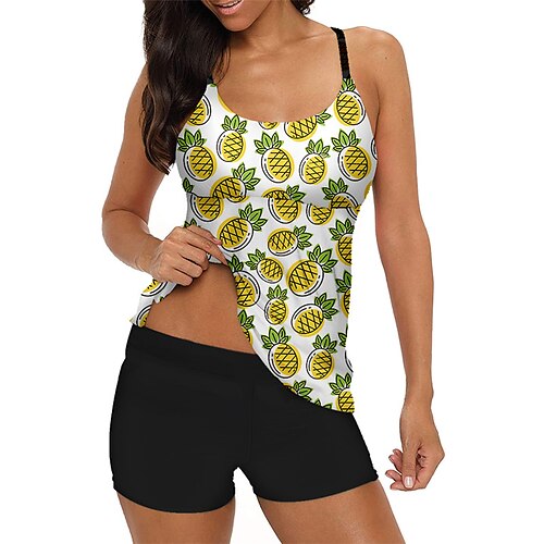 Women's Tankini Two Piece Swimsuit with Boy Shorts Swimwear Bathing Suit Floral Swimwear Green Blue Quick Dry Swimming Surfing Beach Summer
Women's Tankini Two Piece Swimsuit with Boy Shorts Swimwear Bathing Suit Floral Swimwear Green Blue Quick Dry Swimming Surfing Beach Summer