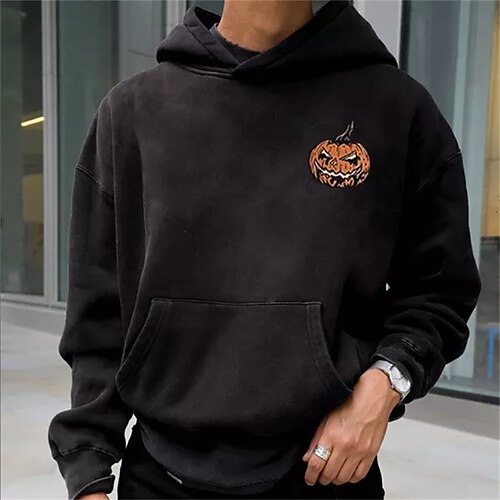 Men's Hoodie Pullover Black Hooded Graphic Pumpkin Print Pocket Going out Streetwear Streetwear Cool Designer Winter Spring & Fall Clothing Apparel Hoodies Sweatshirts Long Sleeve
Men's Hoodie Pullover Black Hooded Graphic Pumpkin Print Pocket Going out Streetwear Streetwear Cool Designer Winter Spring & Fall Clothing Apparel Hoodies Sweatshirts Long Sleeve