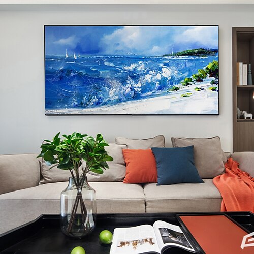Oil Painting Handmade Hand Painted Wall Art Abstract Landscape Canvas Painting Home Decoration Decor Stretched Frame Ready to Hang
Oil Painting Handmade Hand Painted Wall Art Abstract Landscape Canvas Painting Home Decoration Decor Stretched Frame Ready to Hang