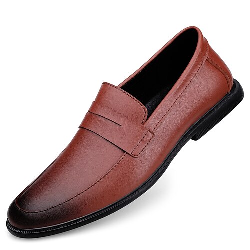 Men's Loafers Slip-Ons Business Casual Classic Daily Nappa Leather Black Brown Fall
Men's Loafers Slip-Ons Business Casual Classic Daily Nappa Leather Black Brown Fall