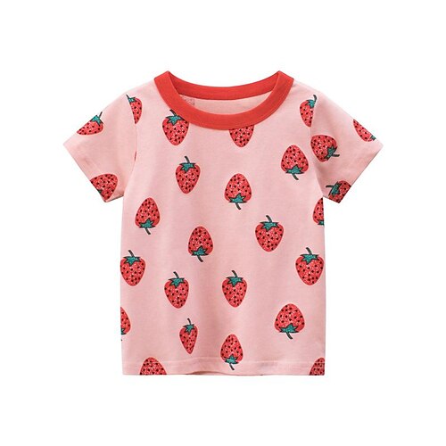 maglietta delle ragazze dei capretti manica corta rosa fragola cotone bambini top primavera estate moda adorabile tutti i giorni vestibilità regolare 2-8 anni
maglietta delle ragazze dei capretti manica corta rosa fragola cotone bambini top primavera estate moda adorabile tutti i giorni vestibilità regolare 2-8 anni