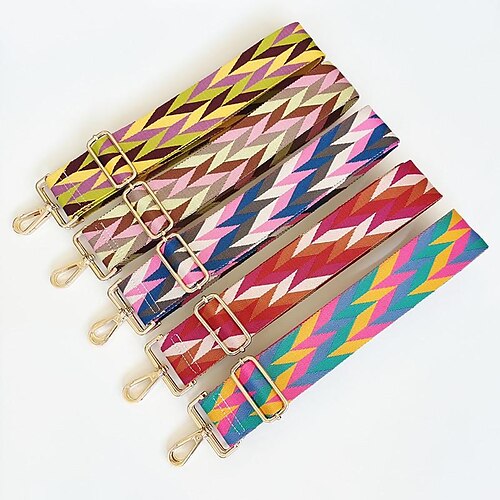 new ethnic style women's bag shoulder strap accessories with contrast color stitching wide bag with colorful canvas diagonal backpack strap
new ethnic style women's bag shoulder strap accessories with contrast color stitching wide bag with colorful canvas diagonal backpack strap