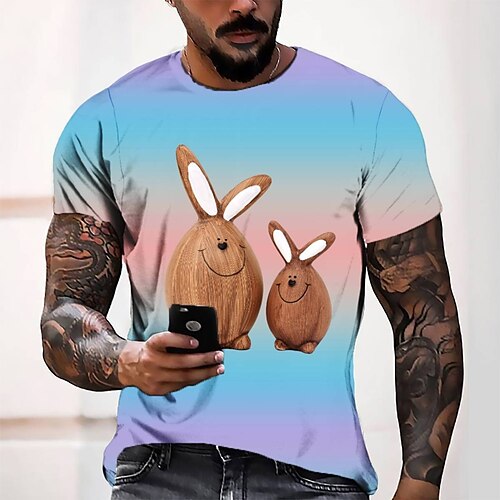 Men's T shirt Tee Tee Graphic Round Neck Pink Short Sleeve 3D Print Casual Daily 3D Print Tops Fashion Cool Designer Comfortable / Summer / Summer
Men's T shirt Tee Tee Graphic Round Neck Pink Short Sleeve 3D Print Casual Daily 3D Print Tops Fashion Cool Designer Comfortable / Summer / Summer