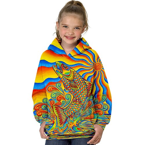 Kids Girls' Hoodie Graphic Outdoor 3D Print Long Sleeve Pocket Fashion 3-13 Years Winter Yellow
Kids Girls' Hoodie Graphic Outdoor 3D Print Long Sleeve Pocket Fashion 3-13 Years Winter Yellow