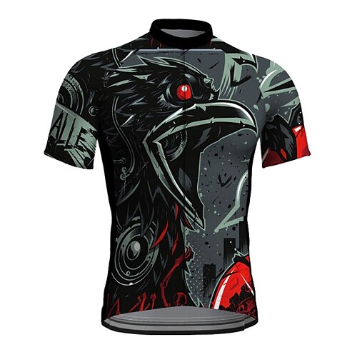 21Grams Men's Cycling Jersey Short Sleeve Bike Jacket Tracksuit Jersey with 3 Rear Pockets Mountain Bike MTB Road Bike Cycling Cycling Breathable Quick Dry Reflective Strips Black Graphic Animal
21Grams Men's Cycling Jersey Short Sleeve Bike Jacket Tracksuit Jersey with 3 Rear Pockets Mountain Bike MTB Road Bike Cycling Cycling Breathable Quick Dry Reflective Strips Black Graphic Animal