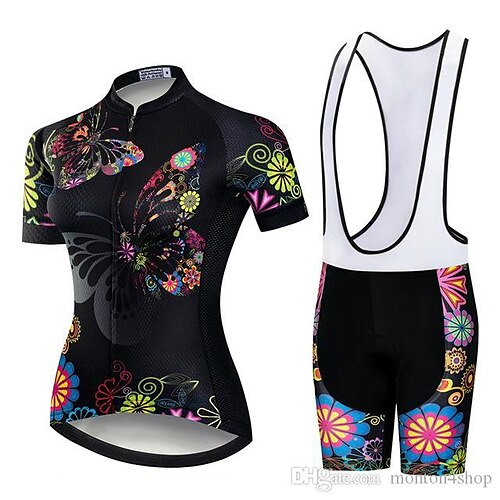 Women's Cycling Jersey with Bib Shorts Short Sleeve Mountain Bike MTB Road Bike Cycling Black - Women Black Animal Novelty Bike Jersey Padded Shorts / Chamois Clothing Suit Reflective Strips Back
Women's Cycling Jersey with Bib Shorts Short Sleeve Mountain Bike MTB Road Bike Cycling Black - Women Black Animal Novelty Bike Jersey Padded Shorts / Chamois Clothing Suit Reflective Strips Back