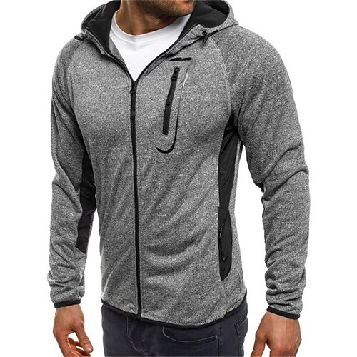 Men's Full Zip Hoodie Jacket Hooded Solid Color Zipper Pocket Daily Holiday Going out non-printing Streetwear Casual Hoodies Sweatshirts Long Sleeve Light Grey Dark Gray
Men's Full Zip Hoodie Jacket Hooded Solid Color Zipper Pocket Daily Holiday Going out non-printing Streetwear Casual Hoodies Sweatshirts Long Sleeve Light Grey Dark Gray