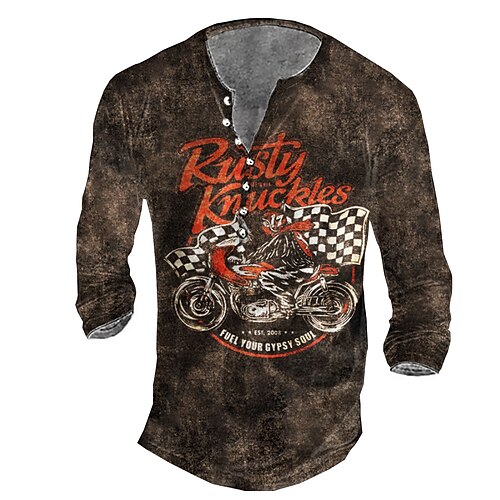 Men's T shirt Tee Tee Graphic Round Neck Brown Long Sleeve 3D Print Casual Daily Print Tops Fashion Designer Comfortable Big and Tall
Men's T shirt Tee Tee Graphic Round Neck Brown Long Sleeve 3D Print Casual Daily Print Tops Fashion Designer Comfortable Big and Tall