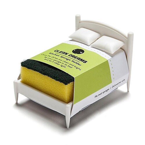 Scouring Pad Sponge Wipe Storage Cot Bed Shape Scouring Pad Storage Rack For Kitchen And Bathroom
Scouring Pad Sponge Wipe Storage Cot Bed Shape Scouring Pad Storage Rack For Kitchen And Bathroom