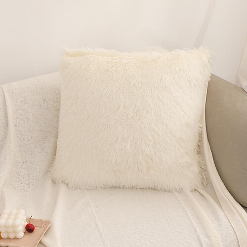 Mink Fleece Solid Color Throw Pillowcase ins Style Pillowcase Living Room Bedroom Sofa Cushion Cover Modern
Mink Fleece Solid Color Throw Pillowcase ins Style Pillowcase Living Room Bedroom Sofa Cushion Cover Modern