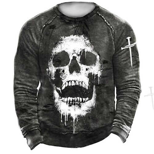 Men's Unisex Sweatshirt Pullover Graphic Prints Skull Patchwork Print Daily Sports Holiday 3D Print Designer Casual Hoodies Sweatshirts Black
Men's Unisex Sweatshirt Pullover Graphic Prints Skull Patchwork Print Daily Sports Holiday 3D Print Designer Casual Hoodies Sweatshirts Black