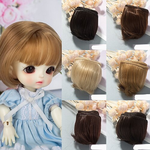 Straight Doll Hair Wefts Synthetic Hair Extensions for Toys bjd soft silk wig 5cm hair row multi-color optional sd beauty ob11diy handmade doll material
Straight Doll Hair Wefts Synthetic Hair Extensions for Toys bjd soft silk wig 5cm hair row multi-color optional sd beauty ob11diy handmade doll material