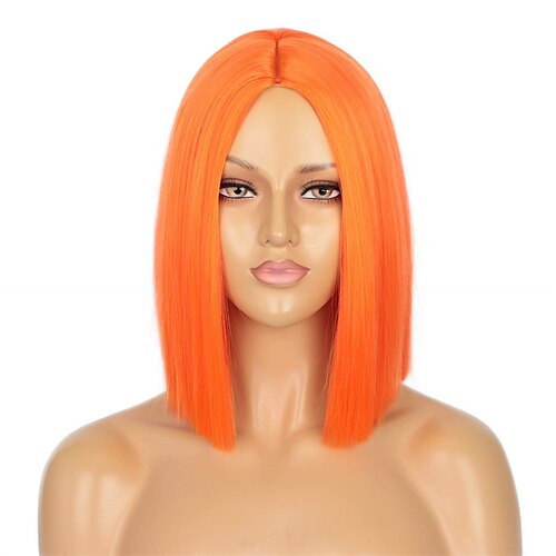 orange paryk kort bob paryk midterste del skulderlængde cosplay parykker 12 tommer syntetiske farverige bob parykker til kvinder cosplay daglig festbrug
orange paryk kort bob paryk midterste del skulderlængde cosplay parykker 12 tommer syntetiske farverige bob parykker til kvinder cosplay daglig festbrug