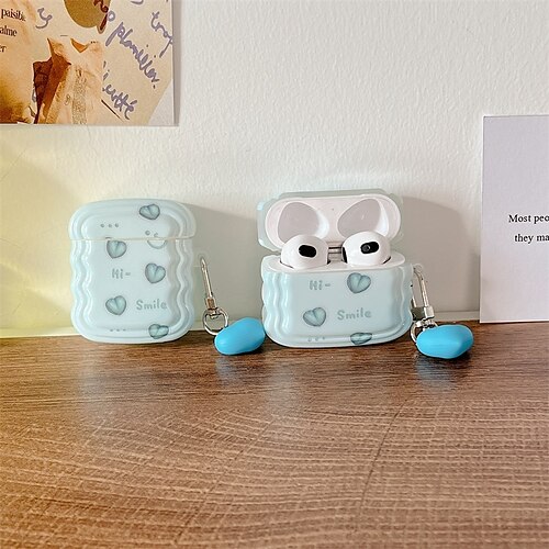 Case Cover Compatible with AirPods Pro Airpods 1/2 AirPods 3 Waterproof Cute Cool Heart TPU Headphone Case
Case Cover Compatible with AirPods Pro Airpods 1/2 AirPods 3 Waterproof Cute Cool Heart TPU Headphone Case