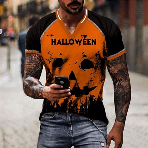 Homens Unisexo Camiseta Bloco de cor Letra Estampas Abstratas Decote V Laranja Impressão 3D Ao ar livre Rua Manga Curta Botão para baixo Imprimir Roupa Esportes Designer Casual Grande e Alto / Verão
Homens Unisexo Camiseta Bloco de cor Letra Estampas Abstratas Decote V Laranja Impressão 3D Ao ar livre Rua Manga Curta Botão para baixo Imprimir Roupa Esportes Designer Casual Grande e Alto / Verão