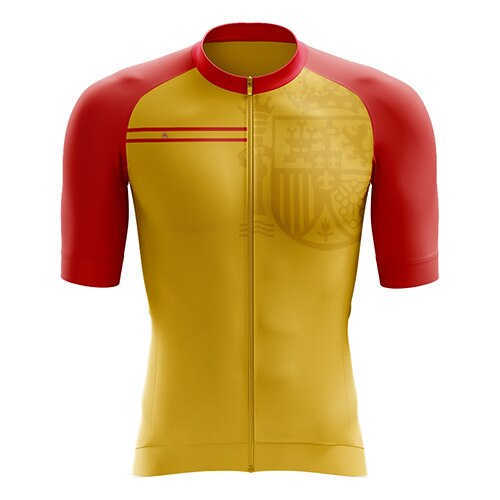 21Grams Men's Cycling Jersey Short Sleeve Bike Top with 3 Rear Pockets Mountain Bike MTB Road Bike Cycling Breathable Quick Dry Moisture Wicking Reflective Strips Yellow Graphic Polyester Spandex
21Grams Men's Cycling Jersey Short Sleeve Bike Top with 3 Rear Pockets Mountain Bike MTB Road Bike Cycling Breathable Quick Dry Moisture Wicking Reflective Strips Yellow Graphic Polyester Spandex