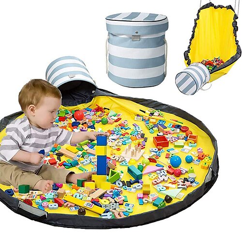 Toy Storage Organizer And Play Mat Foldable Sturdy Toy Basket Crate Box With Handle Zipper For Kids And Living Room Nursery Playroom 1PCS
Toy Storage Organizer And Play Mat Foldable Sturdy Toy Basket Crate Box With Handle Zipper For Kids And Living Room Nursery Playroom 1PCS