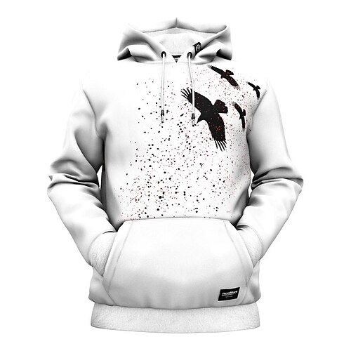 Men's Unisex Hoodie Pullover Hoodie Sweatshirt White Hooded Animal Bird Graphic Prints Print Daily Sports 3D Print Streetwear Designer Casual Spring & Fall Clothing Apparel Hoodies Sweatshirts Long
Men's Unisex Hoodie Pullover Hoodie Sweatshirt White Hooded Animal Bird Graphic Prints Print Daily Sports 3D Print Streetwear Designer Casual Spring & Fall Clothing Apparel Hoodies Sweatshirts Long