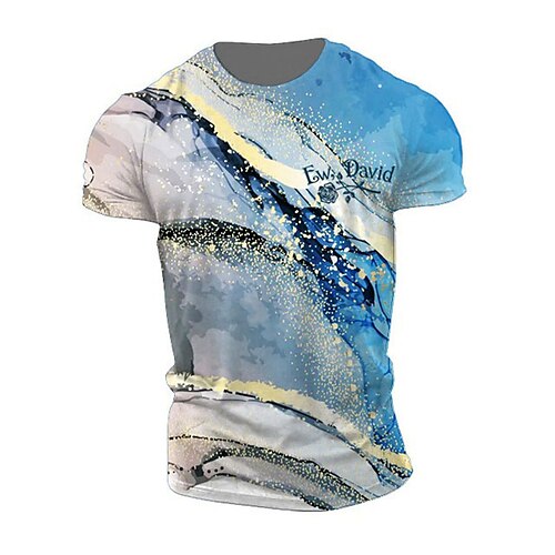 Men's Unisex T shirt Tee Graphic Prints Crew Neck Blue 3D Print Outdoor Street Short Sleeve Print Clothing Apparel Sports Casual Classic Big and Tall / Summer / Summer
Men's Unisex T shirt Tee Graphic Prints Crew Neck Blue 3D Print Outdoor Street Short Sleeve Print Clothing Apparel Sports Casual Classic Big and Tall / Summer / Summer