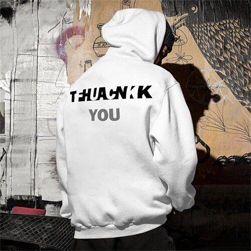 Men's Hoodie White Hooded Graphic Letter Print Sports & Outdoor Streetwear Cool Designer Casual Winter Fall Clothing Apparel Hoodies Sweatshirts Long Sleeve / Spring
Men's Hoodie White Hooded Graphic Letter Print Sports & Outdoor Streetwear Cool Designer Casual Winter Fall Clothing Apparel Hoodies Sweatshirts Long Sleeve / Spring