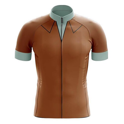 21Grams Men's Cycling Jersey Short Sleeve Bike Top with 3 Rear Pockets Mountain Bike MTB Road Bike Cycling Breathable Quick Dry Moisture Wicking Reflective Strips Brown Graphic Polyester Spandex
21Grams Men's Cycling Jersey Short Sleeve Bike Top with 3 Rear Pockets Mountain Bike MTB Road Bike Cycling Breathable Quick Dry Moisture Wicking Reflective Strips Brown Graphic Polyester Spandex
