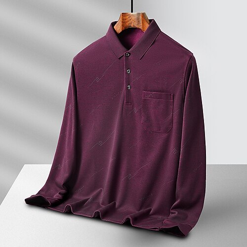 Men's Golf Shirt Solid Color Turndown Wine Blue-Green Navy Blue Print Daily Holiday Long Sleeve Button-Down Clothing Apparel Cotton Fashion Casual Comfortable
Men's Golf Shirt Solid Color Turndown Wine Blue-Green Navy Blue Print Daily Holiday Long Sleeve Button-Down Clothing Apparel Cotton Fashion Casual Comfortable