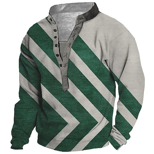 Men's Unisex Sweatshirt Pullover Striped Geometric Graphic Prints Print Casual Daily Sports 3D Print Designer Casual Hoodies Sweatshirts Green
Men's Unisex Sweatshirt Pullover Striped Geometric Graphic Prints Print Casual Daily Sports 3D Print Designer Casual Hoodies Sweatshirts Green