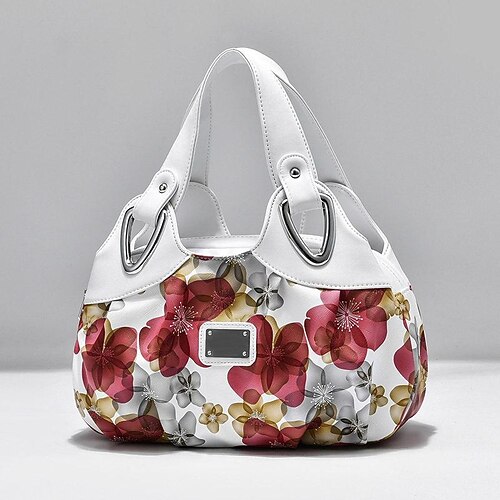 Women's Tote Top Handle Bag PU Leather Floral Print Daily Date Office & Career zebra Leopard White Rose Rose red rose
Women's Tote Top Handle Bag PU Leather Floral Print Daily Date Office & Career zebra Leopard White Rose Rose red rose