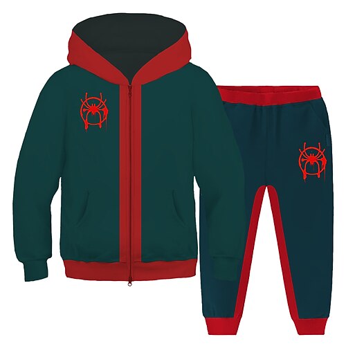 2 Pieces Kids Boys Jacket & Pants Clothing Set Outfit Graphic Long Sleeve Print Set Outdoor Sports Fashion Cool Fall Spring 3-12 Years Navy Blue
2 Pieces Kids Boys Jacket & Pants Clothing Set Outfit Graphic Long Sleeve Print Set Outdoor Sports Fashion Cool Fall Spring 3-12 Years Navy Blue
