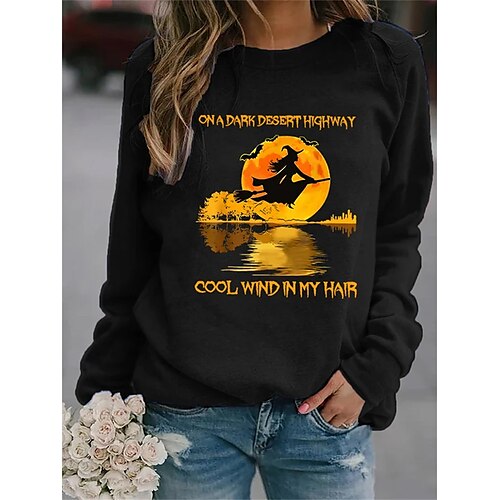 Women's Sweatshirt Letter Ghost Hocus Pocus Print Halloween Casual Daily Hot Stamping Cotton Casual Halloween Hoodies Sweatshirts Loose Fit Green White
Women's Sweatshirt Letter Ghost Hocus Pocus Print Halloween Casual Daily Hot Stamping Cotton Casual Halloween Hoodies Sweatshirts Loose Fit Green White