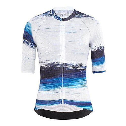 21Grams Men's Cycling Jersey Short Sleeve Bike Top with 3 Rear Pockets Mountain Bike MTB Road Bike Cycling Breathable Quick Dry Moisture Wicking Reflective Strips Blue White Stripes Polyester Spandex
21Grams Men's Cycling Jersey Short Sleeve Bike Top with 3 Rear Pockets Mountain Bike MTB Road Bike Cycling Breathable Quick Dry Moisture Wicking Reflective Strips Blue White Stripes Polyester Spandex