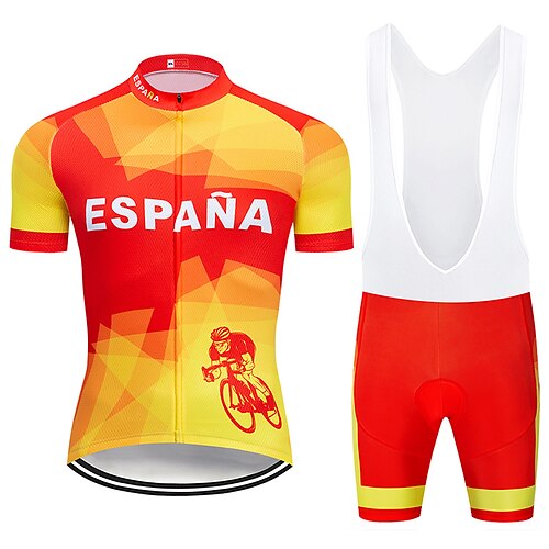 Men's Short Sleeve Cycling Jersey with Bib Shorts Blue Bike 3D Pad Breathable Quick Dry Sports Graphic Clothing Apparel
Men's Short Sleeve Cycling Jersey with Bib Shorts Blue Bike 3D Pad Breathable Quick Dry Sports Graphic Clothing Apparel