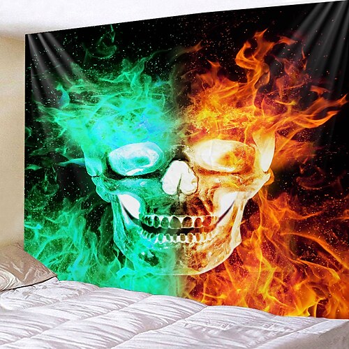 Halloween Party Wall Tapestry Art Decor Blanket Curtain Hanging Home Bedroom Decoration Polyester Skull
Halloween Party Wall Tapestry Art Decor Blanket Curtain Hanging Home Bedroom Decoration Polyester Skull