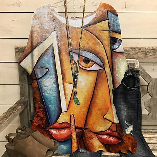 Mujer Camisa Blusa Negro Verde Claro Verde Trébol Abstracto Estampado Manga Corta Diario Vacaciones Ropa de calle Cuello redondo Regular Talla Grande XL
Mujer Camisa Blusa Negro Verde Claro Verde Trébol Abstracto Estampado Manga Corta Diario Vacaciones Ropa de calle Cuello redondo Regular Talla Grande XL