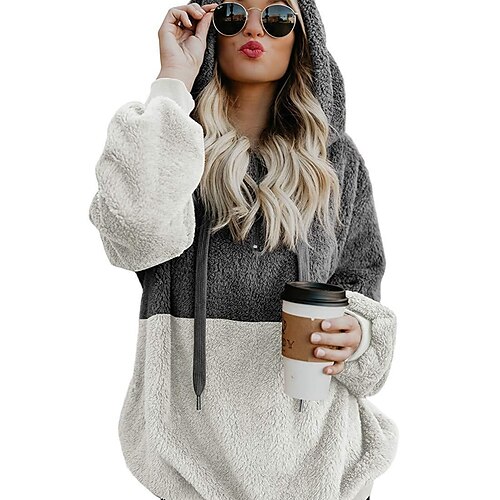 Women's Hoodie Color Block Casual Daily Sports Casual Streetwear Hoodies Sweatshirts Green Black Light Grey
Women's Hoodie Color Block Casual Daily Sports Casual Streetwear Hoodies Sweatshirts Green Black Light Grey