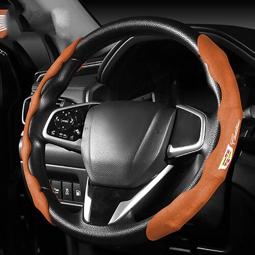 2 PCS Suede Car Steering Wheel Cover Breathable Universal Fit For 15~151/2
2 PCS Suede Car Steering Wheel Cover Breathable Universal Fit For 15~151/2