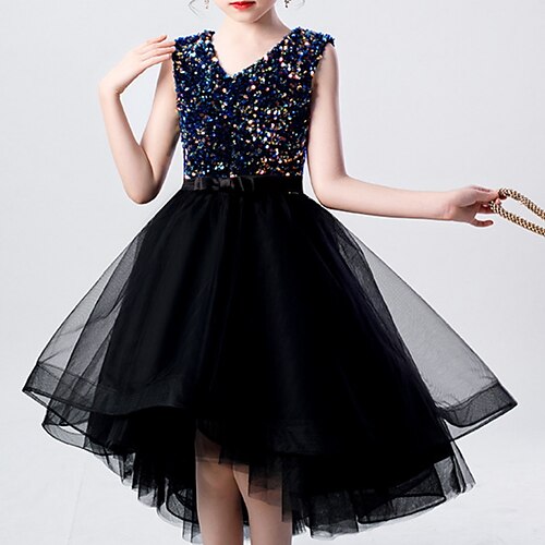 Kids Little Girls' Dress Solid Colored A Line Dress Performance Sequins Sparkle Black Midi Sleeveless Princess Sweet Dresses Summer Regular Fit 1pcs 3-12 Years
Kids Little Girls' Dress Solid Colored A Line Dress Performance Sequins Sparkle Black Midi Sleeveless Princess Sweet Dresses Summer Regular Fit 1pcs 3-12 Years