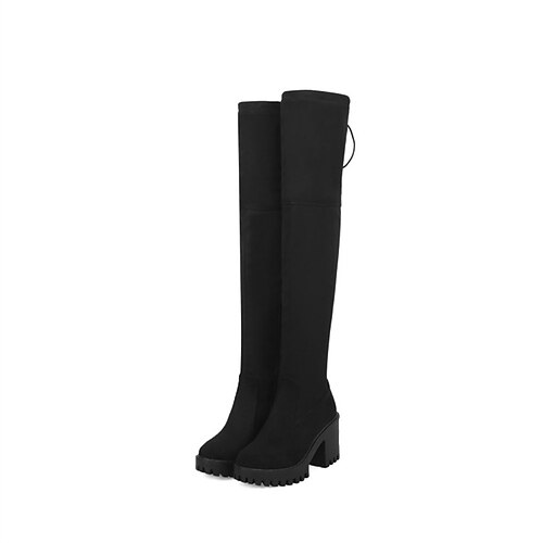 Mulheres Botas Botas de salto Diário Botas Acima do Joelho Inverno Cadarço Plataforma Salto Alto Salto Robusto Ponta Redonda Casual Pele Nobuck zíper Cor Sólida Preto Vermelho Claro Cinzento
Mulheres Botas Botas de salto Diário Botas Acima do Joelho Inverno Cadarço Plataforma Salto Alto Salto Robusto Ponta Redonda Casual Pele Nobuck zíper Cor Sólida Preto Vermelho Claro Cinzento