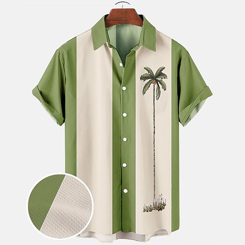 Men's Seersucker Shirt Color Block Turndown Green Blue White Black Street Daily Short Sleeve Button-Down Clothing Apparel Lightweight Soft Breathable Comfortable / Summer / Summer / Sports
Men's Seersucker Shirt Color Block Turndown Green Blue White Black Street Daily Short Sleeve Button-Down Clothing Apparel Lightweight Soft Breathable Comfortable / Summer / Summer / Sports