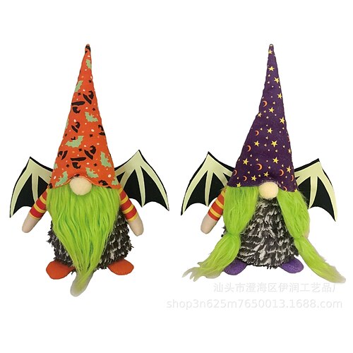2022 halloween lumineux nain gnome poupée sans visage halloween poupée lumineuse chauve-souris ornement décoration
2022 halloween lumineux nain gnome poupée sans visage halloween poupée lumineuse chauve-souris ornement décoration